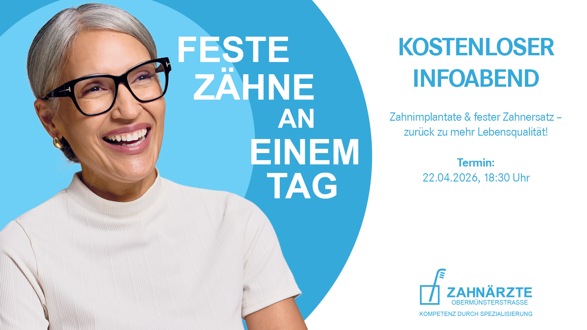 Infoabend Feste Zähne in einem Tag