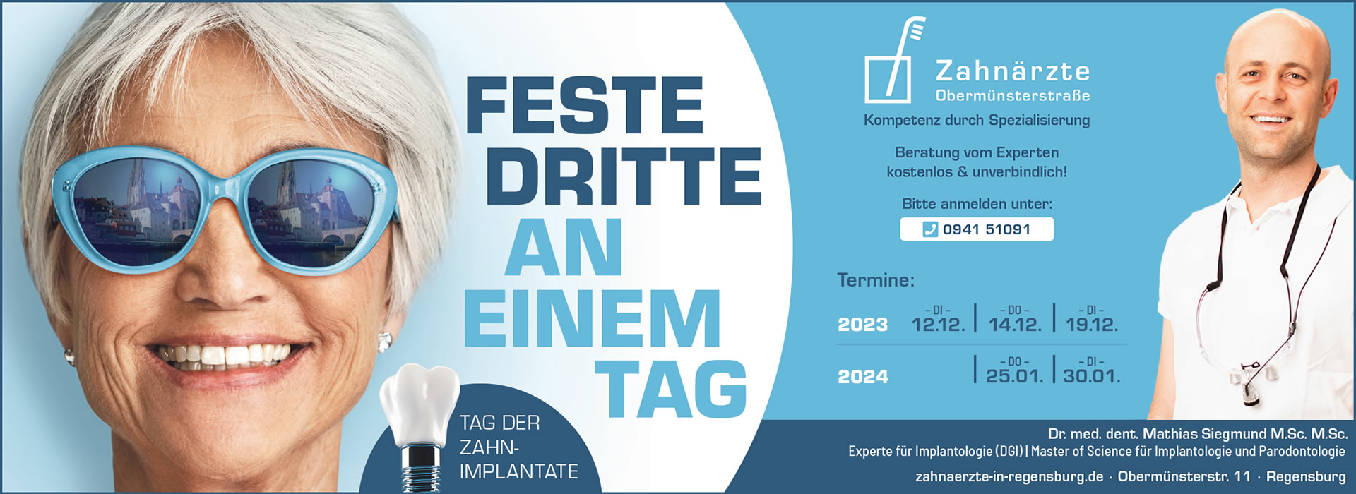 PopUp - Ihre Zahnärzte in Regensburg - Zahnarztpraxis Dr. Blank Dr. Siegmund Dr. Hieronymus